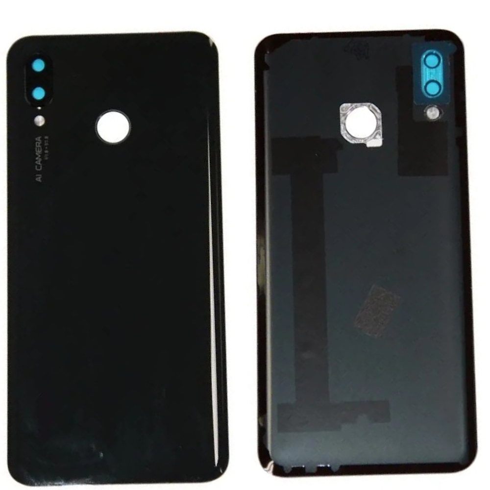 Задняя крышка для Huawei Nova 3 (PAR-LX1) Черный - Премиум