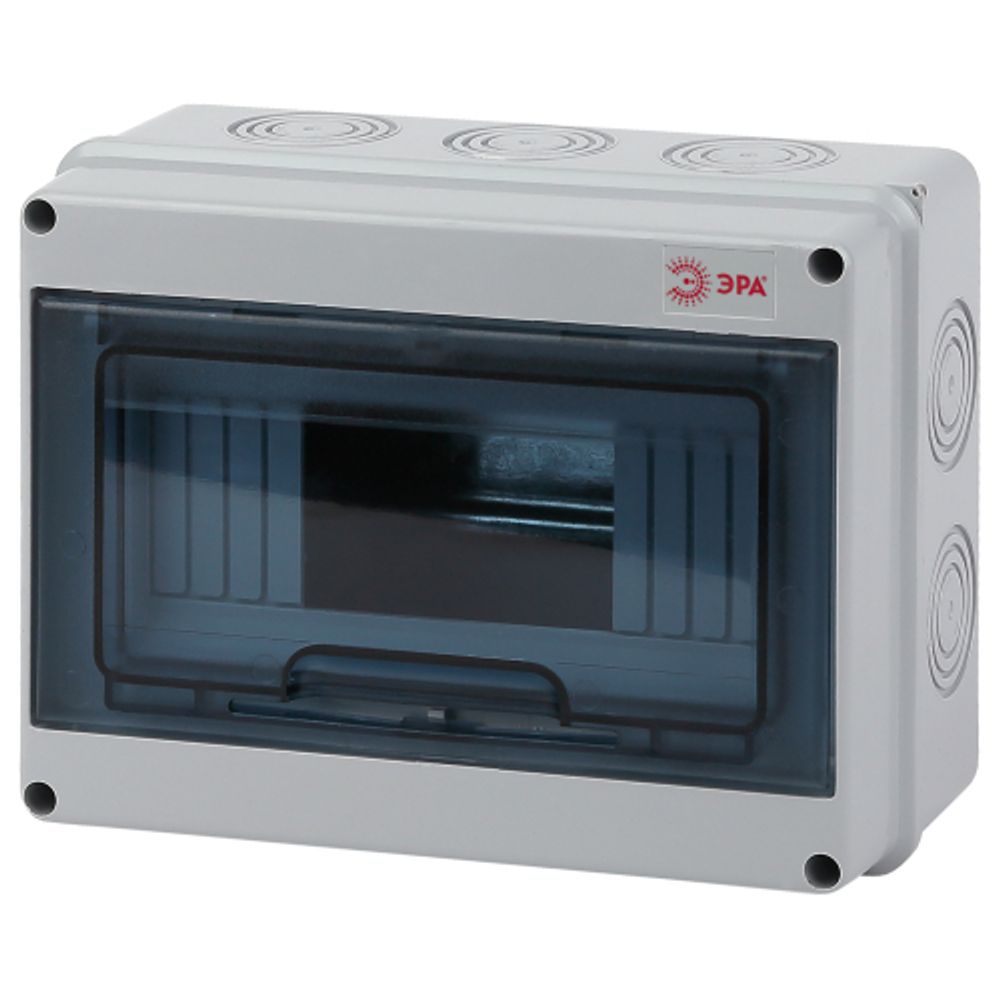 Корпус пластиковый навесной ЭРА SIMPLE КМПн-8 IP65 серый