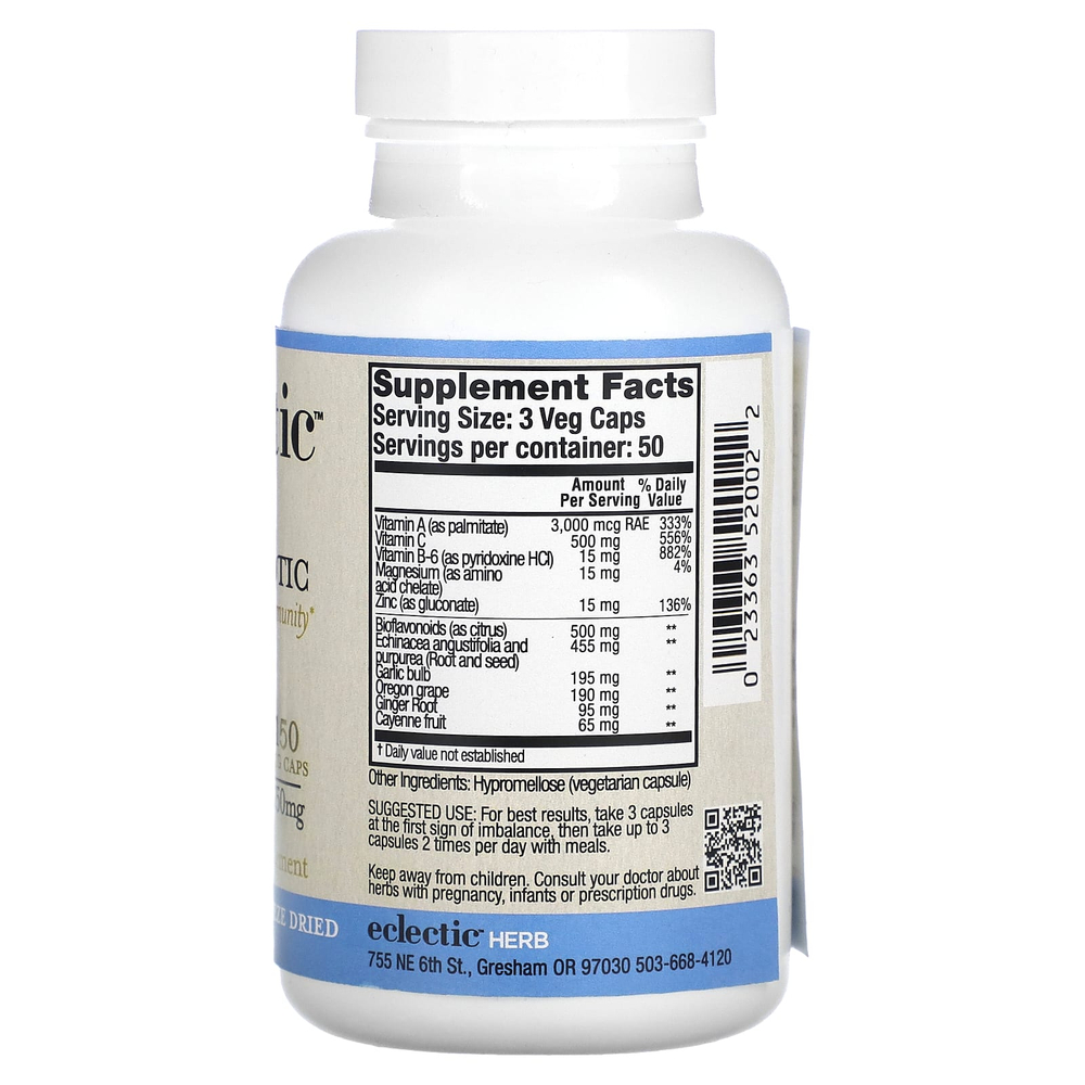 Eclectic Herb, Vita Biotic, 150 вегетарианских капсул