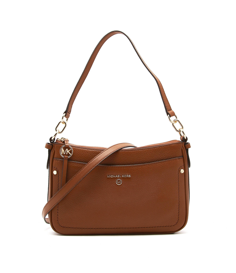 кожаная сумка через плечо jet set Michael Kors - коричневый(32S1GT9C8L)