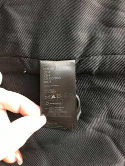 Пальто H&M прямое, маркировка 34, визуально на 40 размер