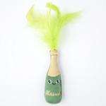 Игрушка Mr.Kranch для кошек Шампанское с кошачьей мятой 8*2 см зеленый