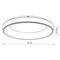 Потолочный cветильник Nowodvorski Nikki Round Led White 11205
