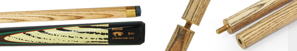 Кий Startbilliards РП дуб,черный 2РС 158 см.