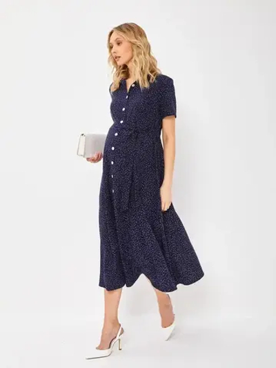 Платье-рубашка "Ассоль" для беременных и кормящих мам