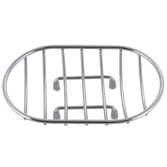 Мыльница овальная хромированная Besser BS 0103 (13х8,5х3 см)