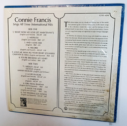 Connie Francis Sings The All Time International Hits  (US 1965)