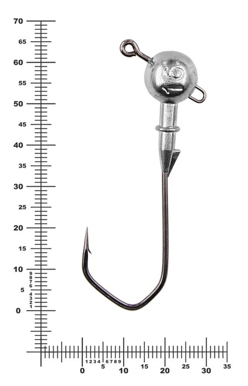 Джиг некрашеный Stinger Eye Jig, крючок Vido Craft VD-079 5/0 (3шт/уп)