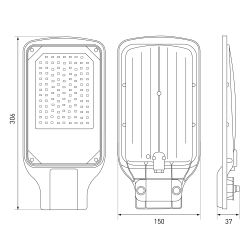 Уличный светильник ЭРА SPP-504-0-50K-070 70Вт 7000лм 5000К IP65 КСС Д DOB SMD 48мм