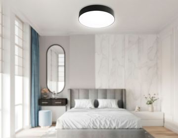 Потолочный светодиодный светильник с пультом ДУ 40W 3000-6500K FZ1360 BK черный ORBITAL Air Ambrella