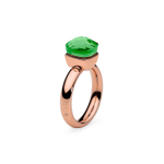 Кольцо Qudo Firenze peridot 16.0 мм 610853/15.9 G/RG