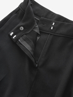 Брюки школьные с высокой талией для девочки Next Q76-908, Черный