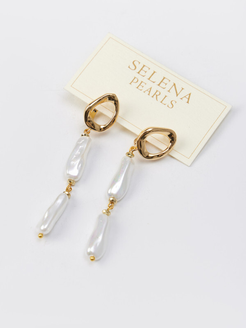 91003282 Серьги Selena Pearls