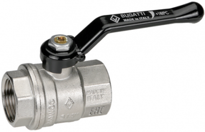 Бугатти Кран шаровый 3/4 г. г. (ручка) (56/14шт)