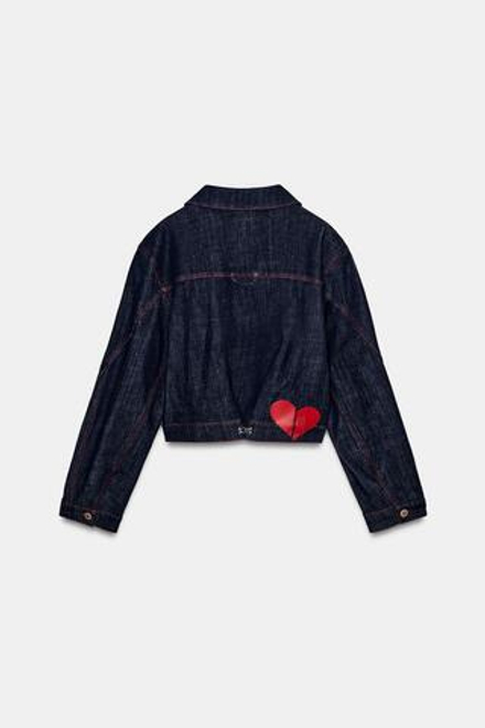 ZARA КУРТКА Z1975 С ПОГОНАМИ, СИНИЙ