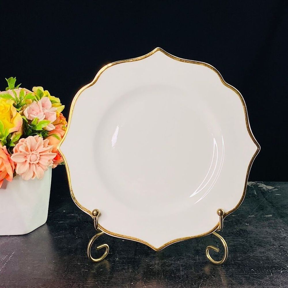 Lenardi 205-577 Набор из 6 тарелок 27 см MAGNOLIA GOLD в под.уп.(х6)Фарфор