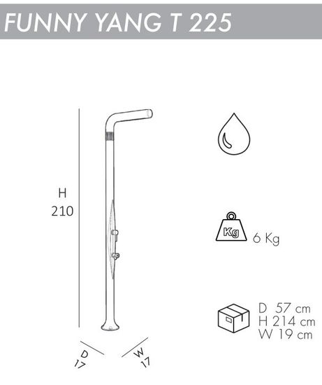Душ уличный Funny Yang T 225