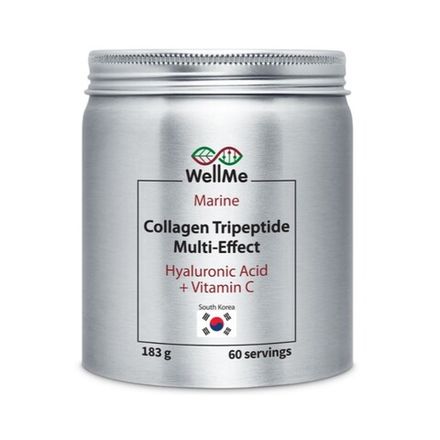 WellMe Комплексная добавка пищевая Collagen Tripeptide Multi-Effect (60 порций, 183 г.)