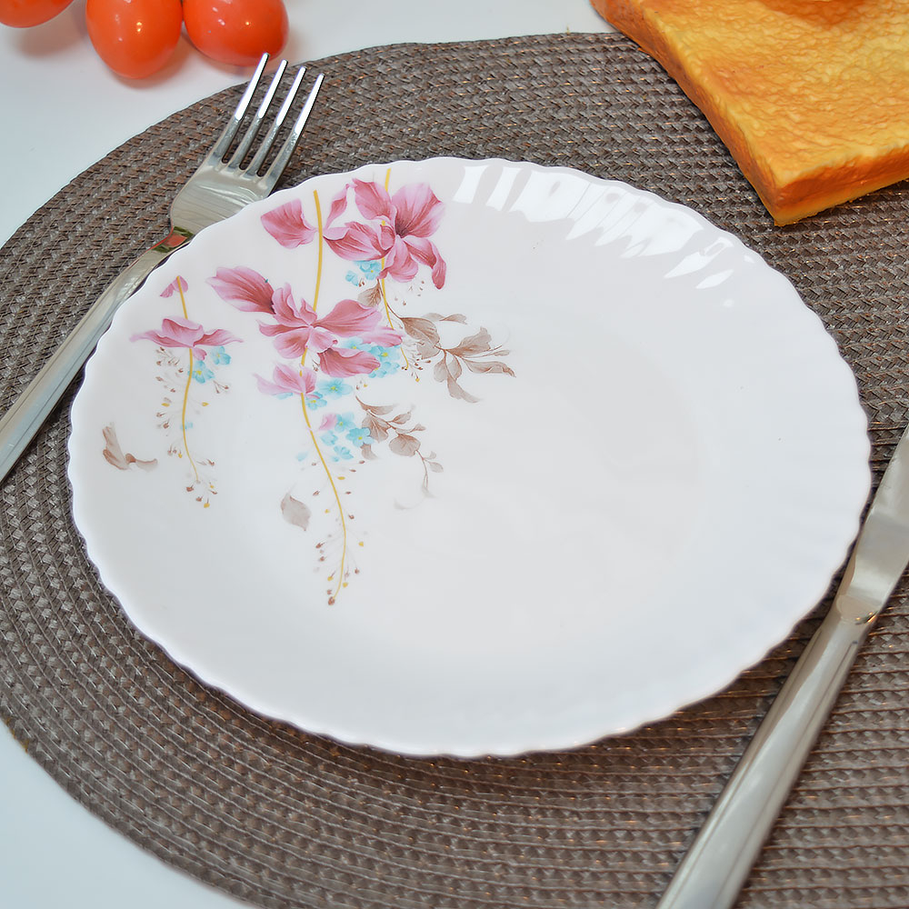 Тарелка плоская 19см Кларис, стеклокерамика, Jewel 7288