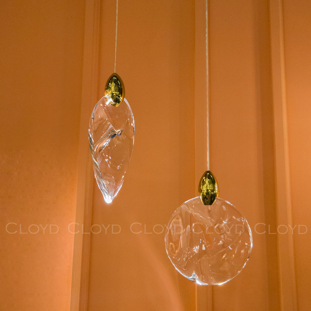 Подвесной светильник Cloyd GLOCK-C P2 / Ø20 см - золото (арт.11625)