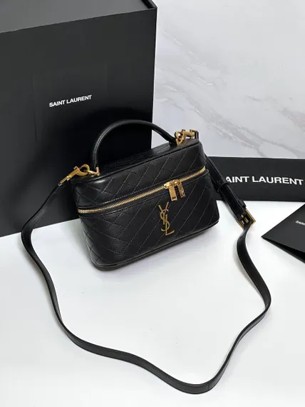 Косметичка Saint Laurent GABY из овечьей кожи