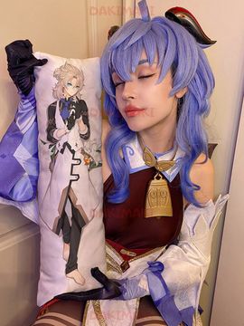 Мини дакимакура Альбедо (Геншин) из Геншин Импакт | Genshin Impact арт. M0934, 60х20 см