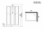 Душевая кабина Niagara Classic NG-43295-14QBKT 120x90