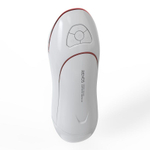 Белый вибромастурбатор со сжатием и голосовым сопровождением