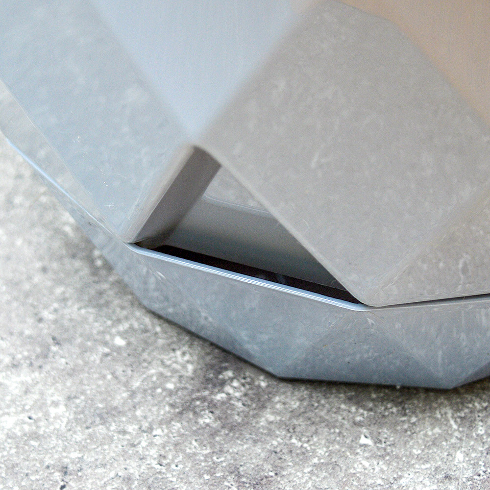 Горшок цветочный Laurel 9,3л d277мм с поддоном (серый)