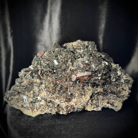 Морион с Гематитом (Друза)