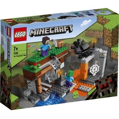 Конструктор LEGO Minecraft 21166 «Заброшенная» шахта, светящийся, 248 деталей, 4 мини-фигурки