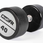 Гантельный ряд полиуретановый (шаг 2,5 кг, 5 пар) PROFI-FIT 40-50 кг