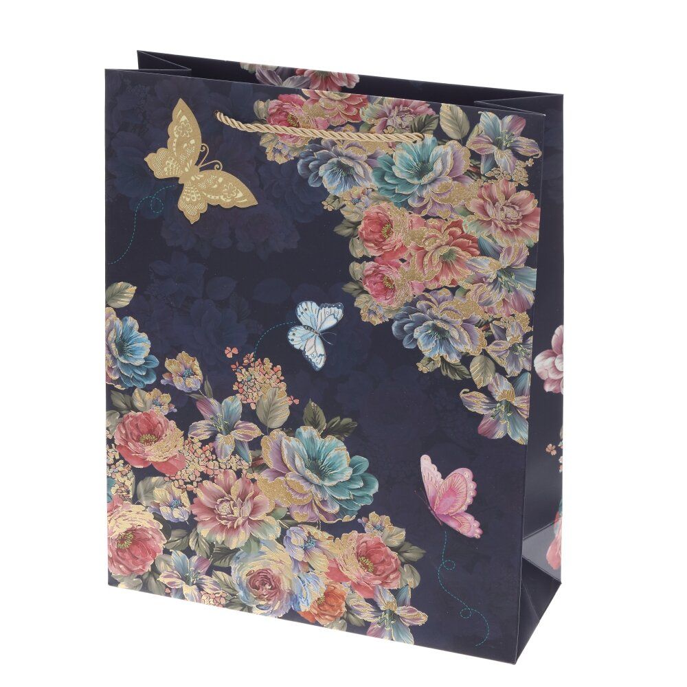 GAEM Пакет подарочный (бумага 210г/м2, блок микс 12шт), L26 W10 H32 см, 4в.