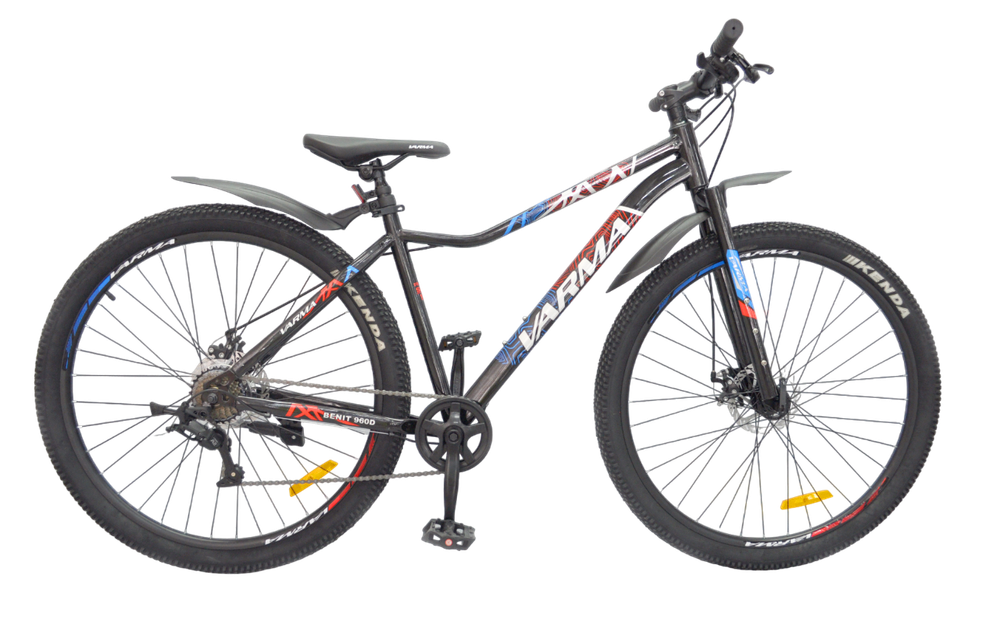 Велосипед 29" VARMA BENIT 960D р.18 черный 7 ск., ст.