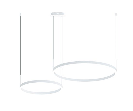 08219,01PA(4000K) Люстра димм.Тор белый d40+60