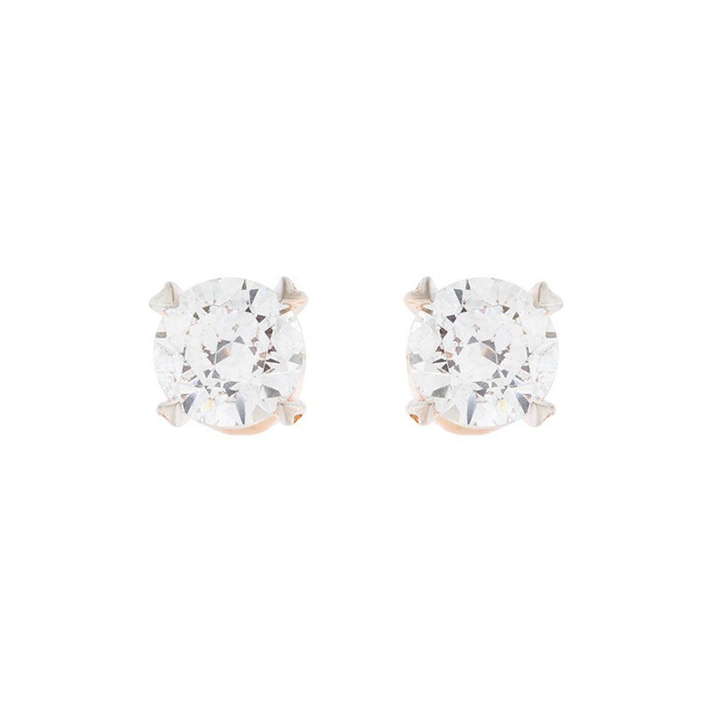 Серьги из золота 585 пробы с Фианит