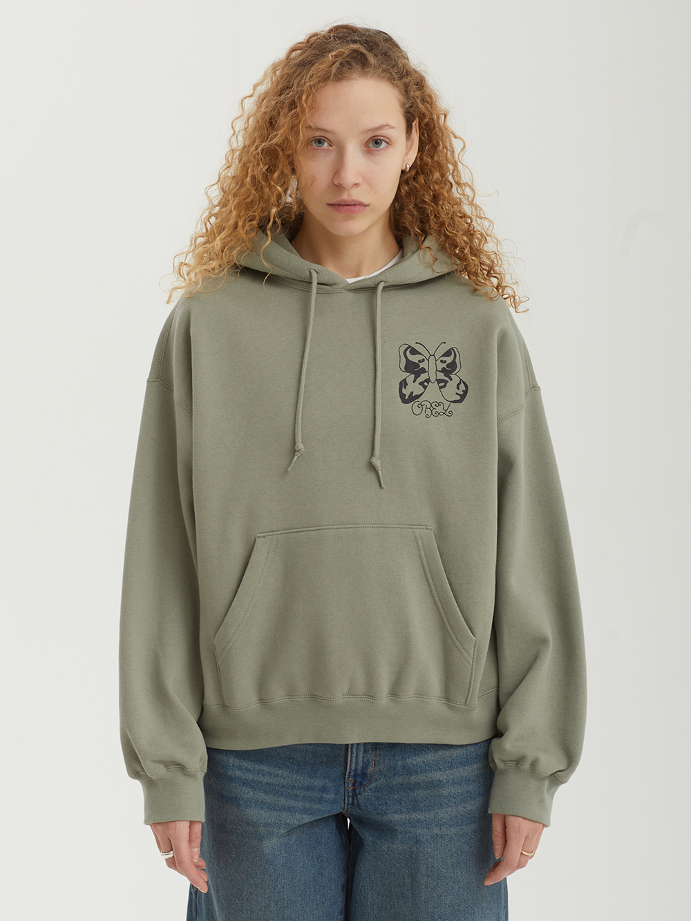 Женская Толстовка Butterfly Baggy Relaxed