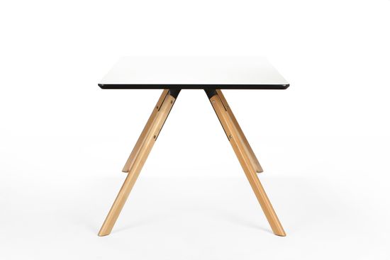 Обеденный стол Arne 160х90 см меламин белый