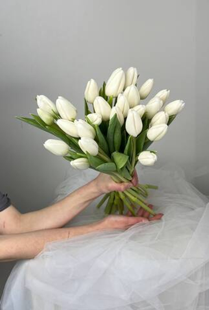 Охапка тюльпанов из 25 шт