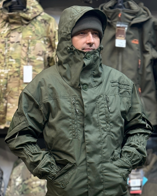 Костюм Горка 6М "Олива" с флисом, Рип-стоп (Беларусь)