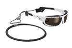 Спортивные очки LiP Typhoon / Gloss White - Black / Zeiss/ PA Polarized / Methane Brown Lens