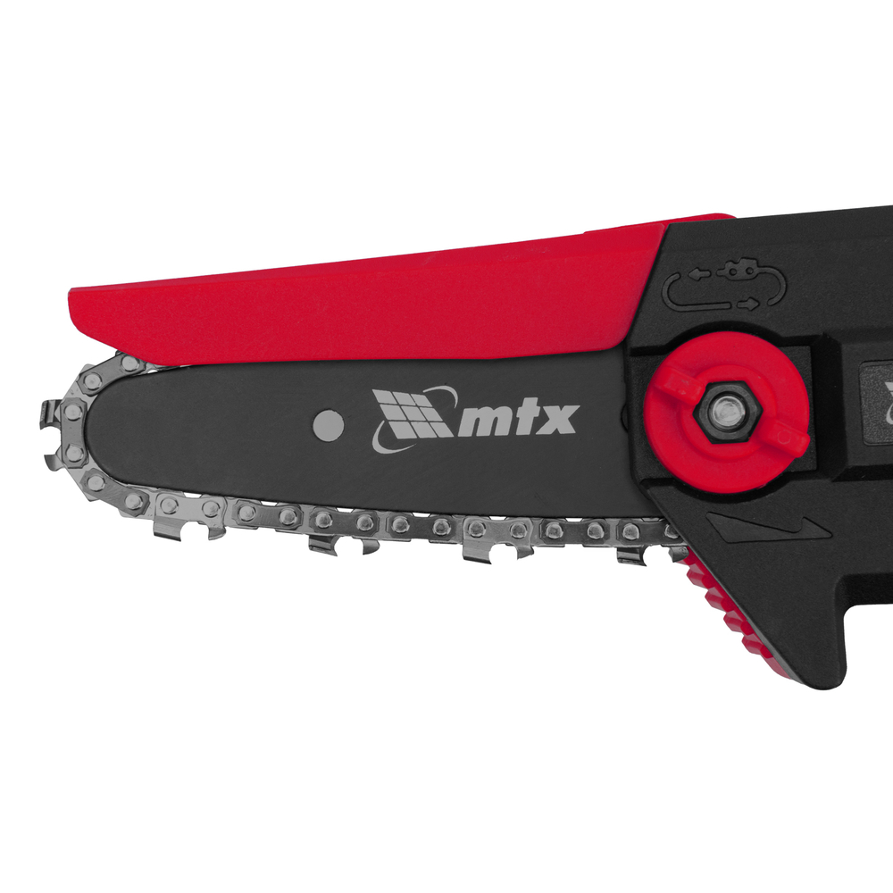 Цепная мини-пила аккумуляторная, MCS-100, шина 100 мм, Li-Ion, 20 В MTX