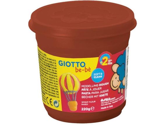 Giotto Коричневый пластилин (220г)