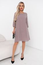 Платье Кэйти (пудровый)-46р-р Р11-1176/2 Nikol