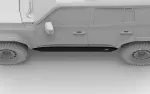 Боковые пороги для Toyota Land Cruiser Prado 250 LC250 2024+ Тойота крузер крузак стальные подножки