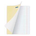 Тетрадь 18 л. BRAUBERG КЛАССИКА NEW клетка, обложка картон, ЖЕЛТАЯ, 105696, 20шт
