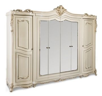 Шкаф  ДЖОКОНДА 6-ти ств.  крем глянец