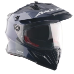 Шлем AXOR X-CROSS DUAL VISOR SC, с визором, цвет синий (L)