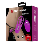 Лиловая вибровкладка в трусики Wild Rabbit