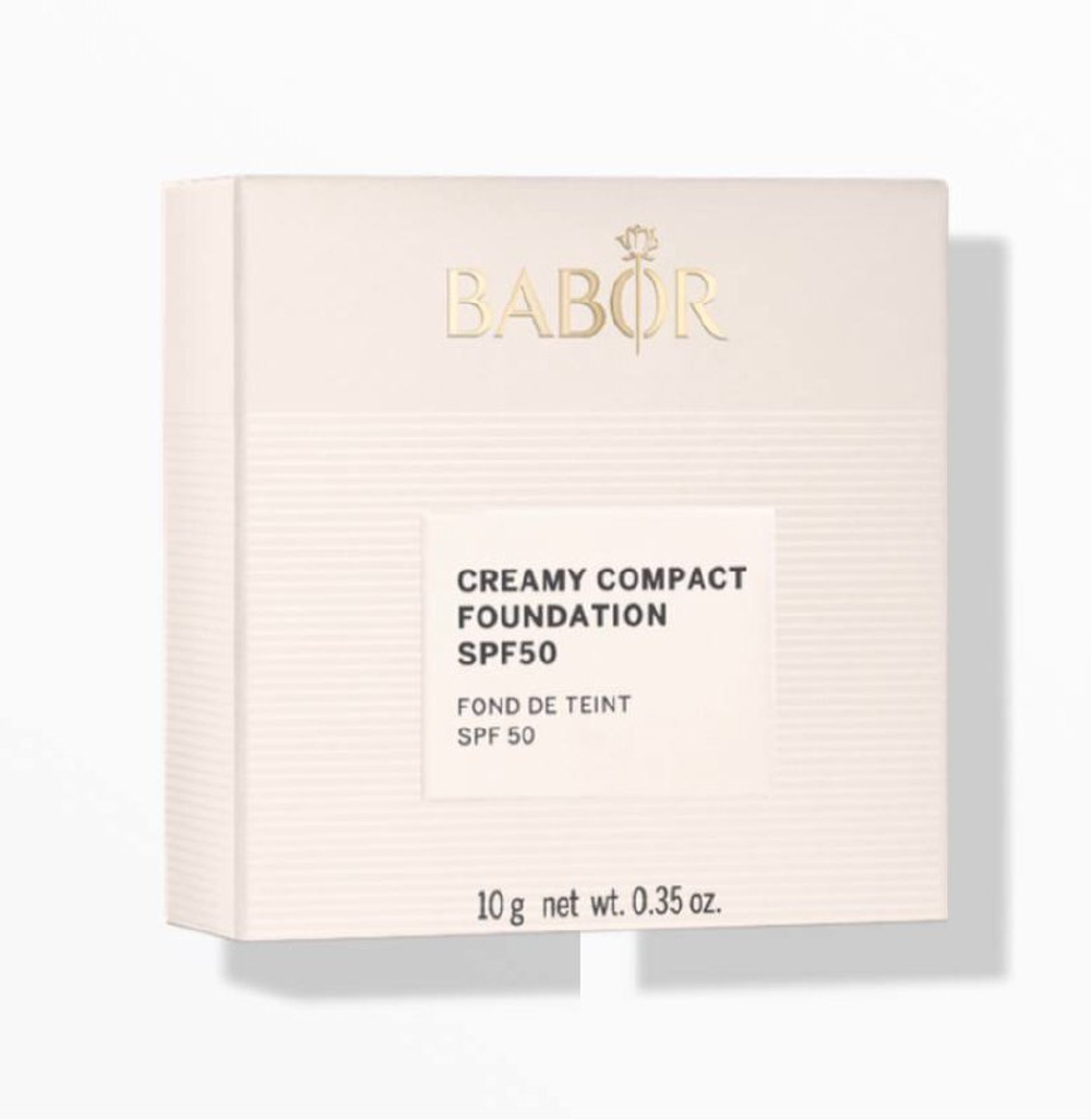 Крем пудра с высоким фактором защиты Babor Creamy Compact Foundation SPF50 01 Light